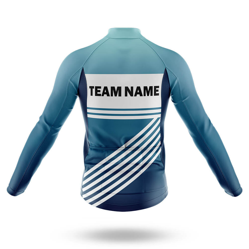 Custom Team Name S3 Blue - Men's Cycling Kit-Full Set-Global Cycling Gear