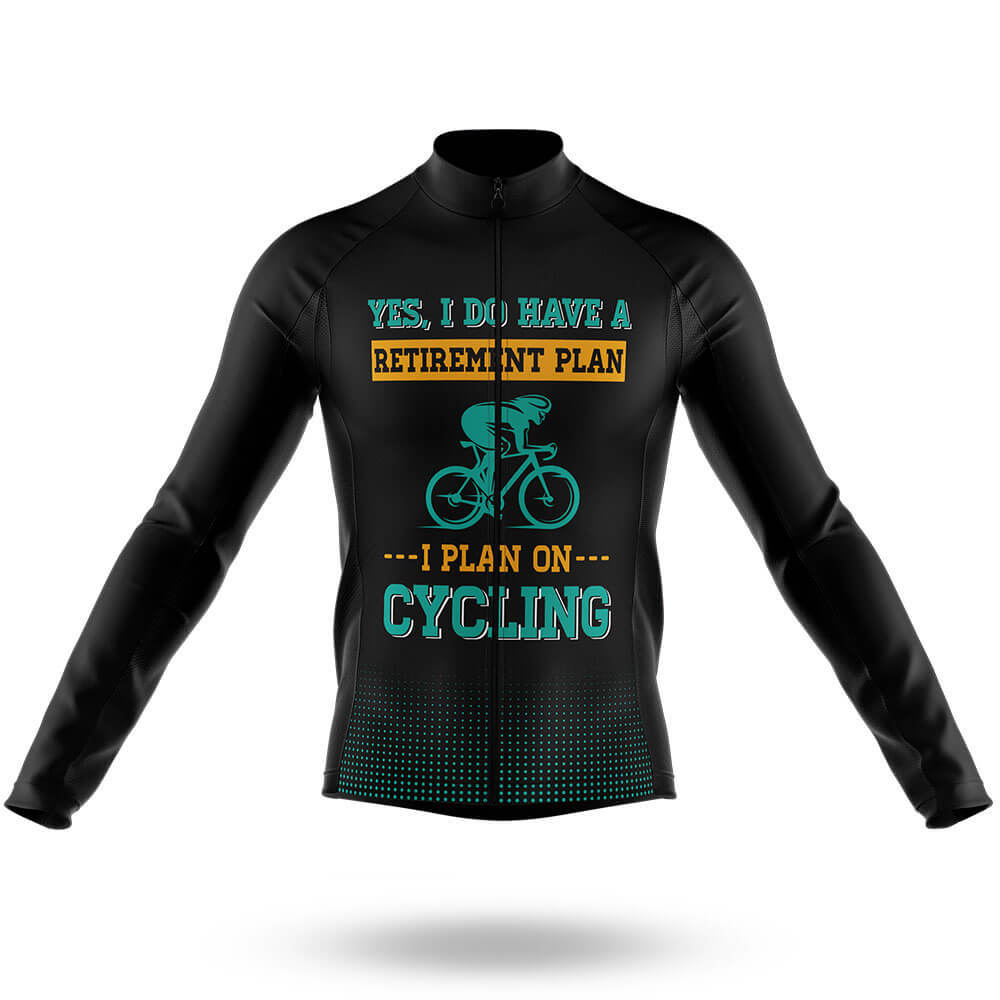 Retirement Plan V9 - Men's Cycling Kit-Long Sleeve Jersey-Global Cycling Gear