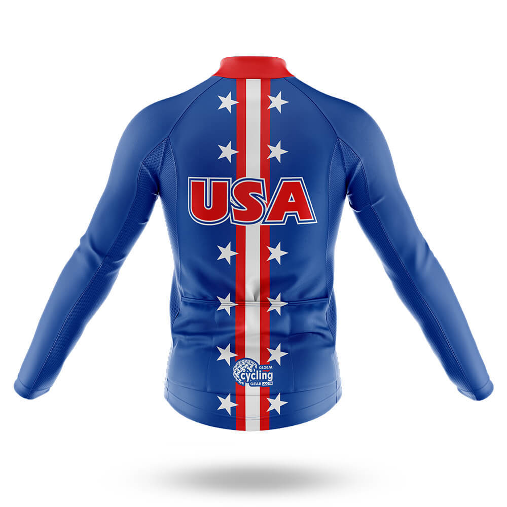 USA Theme - Men's Cycling Kit-Full Set-Global Cycling Gear