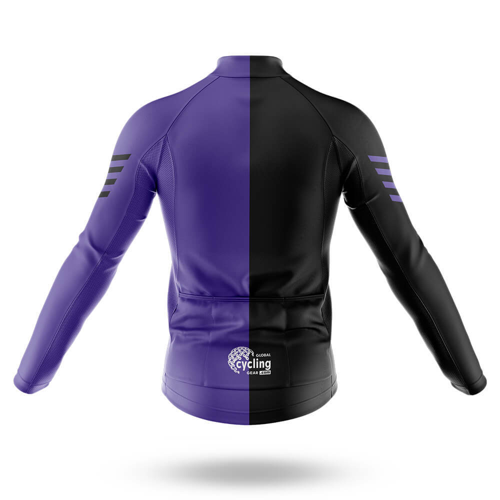 Violet Black - Men's Cycling Kit-Full Set-Global Cycling Gear