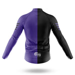 Violet Black - Men's Cycling Kit-Full Set-Global Cycling Gear