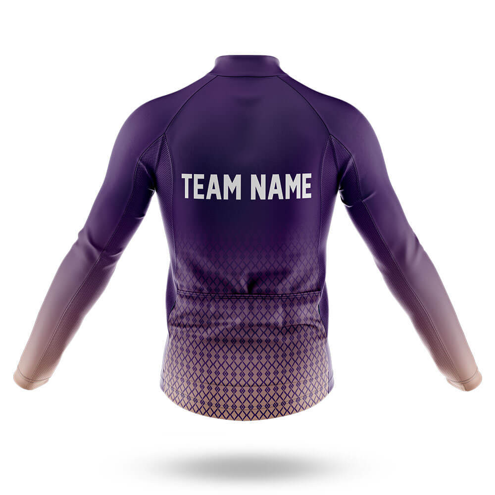 Custom Team Name S1 Violet - Men's Cycling Kit-Full Set-Global Cycling Gear