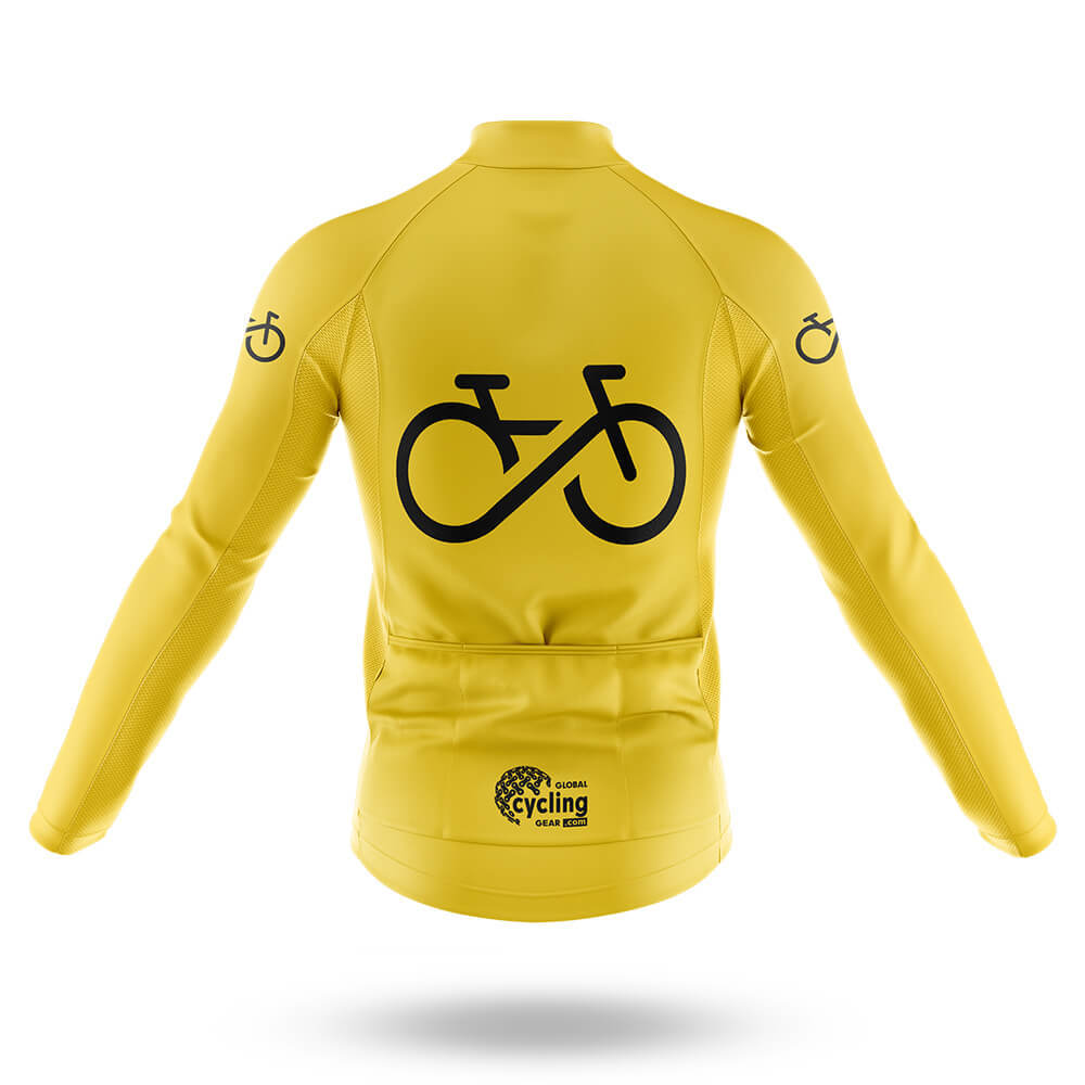 Bike Forever - Yellow - Men's Cycling Kit-Full Set-Global Cycling Gear