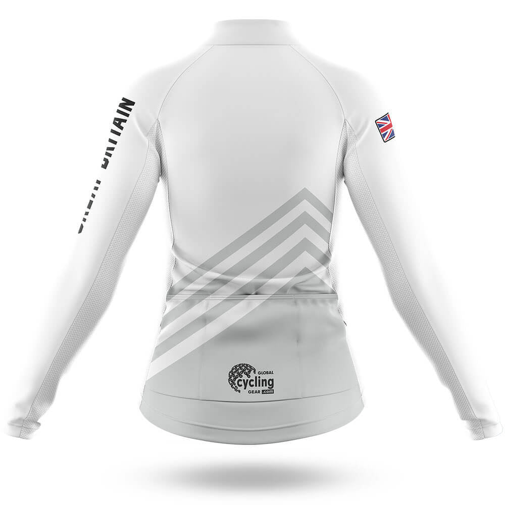 Great Britain S5 White - Women - Cycling Kit-Full Set-Global Cycling Gear