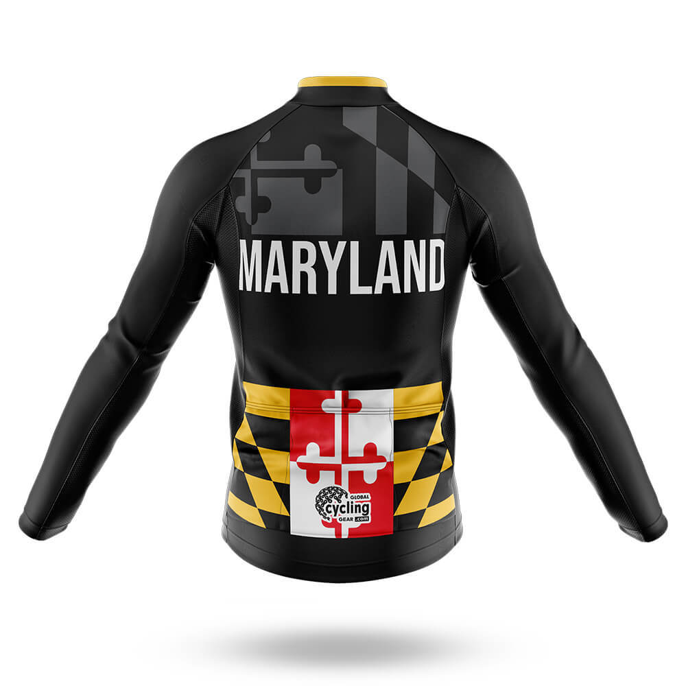 Maryland Flag - Men's Cycling Kit-Full Set-Global Cycling Gear