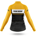 Custom Team Name M1 Yellow - Women's Cycling Kit-Full Set-Global Cycling Gear