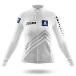 Louisiana S4 White - Women - Cycling Kit-Long Sleeve Jersey-Global Cycling Gear