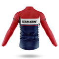 Custom Team Name M1 Red - Men's Cycling Kit-Full Set-Global Cycling Gear