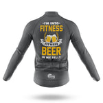 I'm Into Fitness - Grey - Men's Cycling Kit-Full Set-Global Cycling Gear