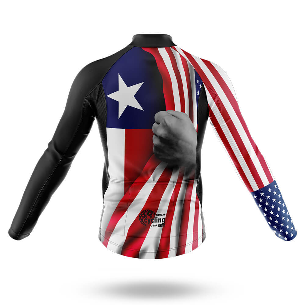 American Flag - Texas - Men's Cycling Kit-Full Set-Global Cycling Gear