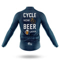 Cycle Now Beer Later - Men's Cycling Kit-Full Set-Global Cycling Gear