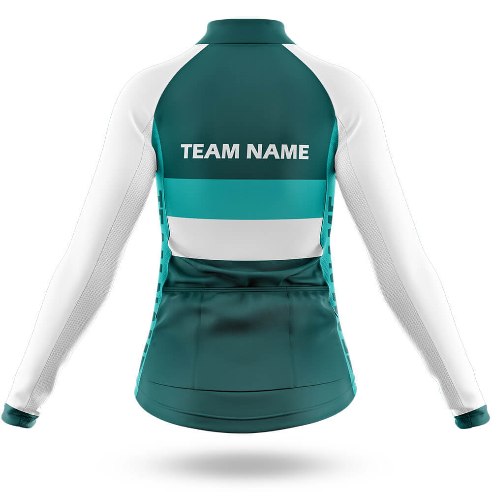 Custom Team Name M2 Green - Women's Cycling Kit-Full Set-Global Cycling Gear