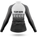 Custom Team Name S4 Grey - Women's Cycling Kit-Full Set-Global Cycling Gear