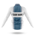 Custom Team Name M4 Blue - Men's Cycling Kit-Full Set-Global Cycling Gear