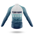 Custom Team Name S4 Blue - Men's Cycling Kit-Full Set-Global Cycling Gear