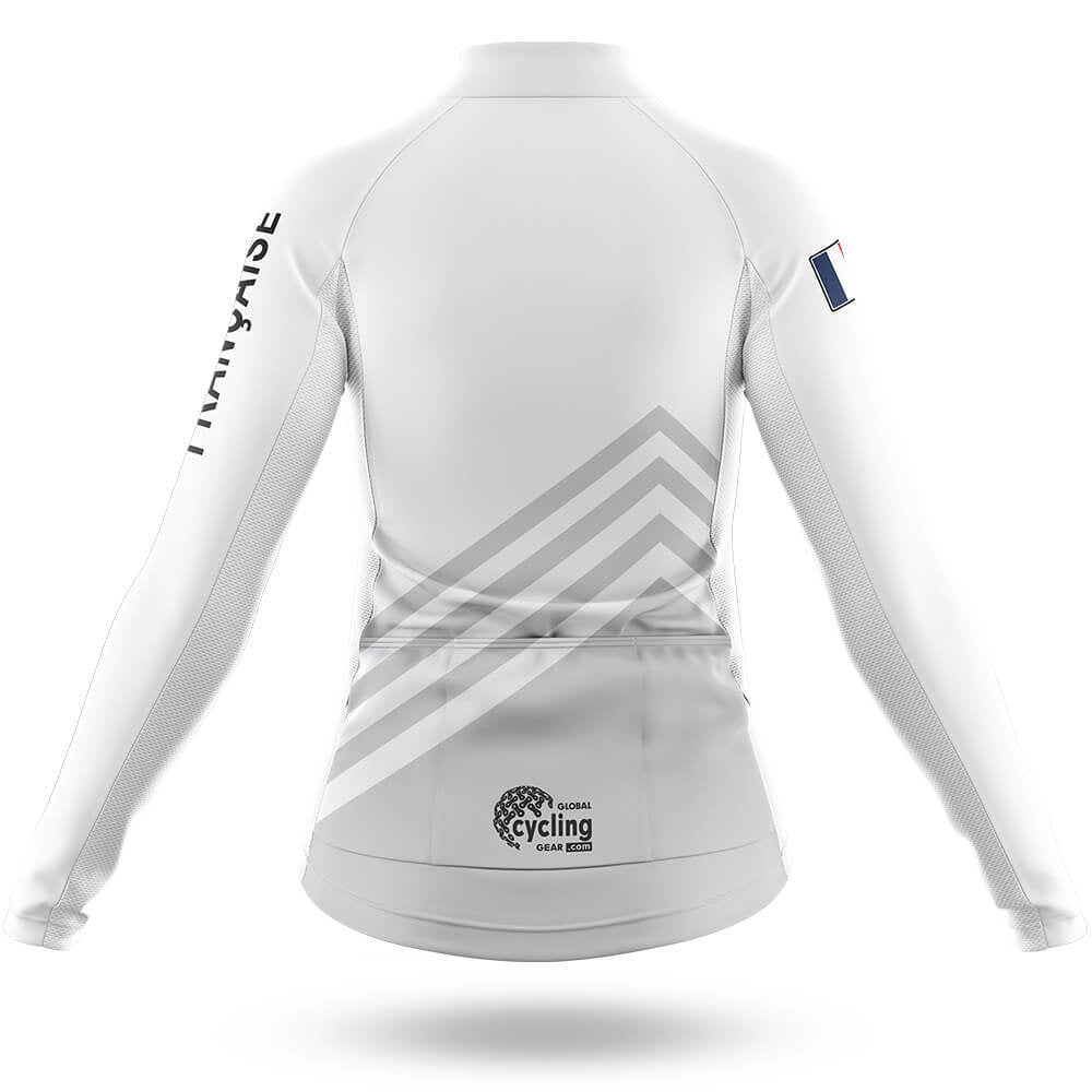 Française S5 White - Women - Cycling Kit-Full Set-Global Cycling Gear