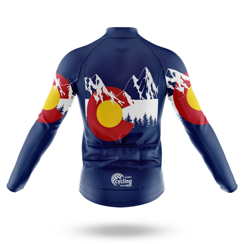 Colorado Flag Mountain - Men's Cycling Kit-Full Set-Global Cycling Gear