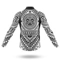 Polynesian Maori Tattoo - Men's Cycling Kit-Full Set-Global Cycling Gear