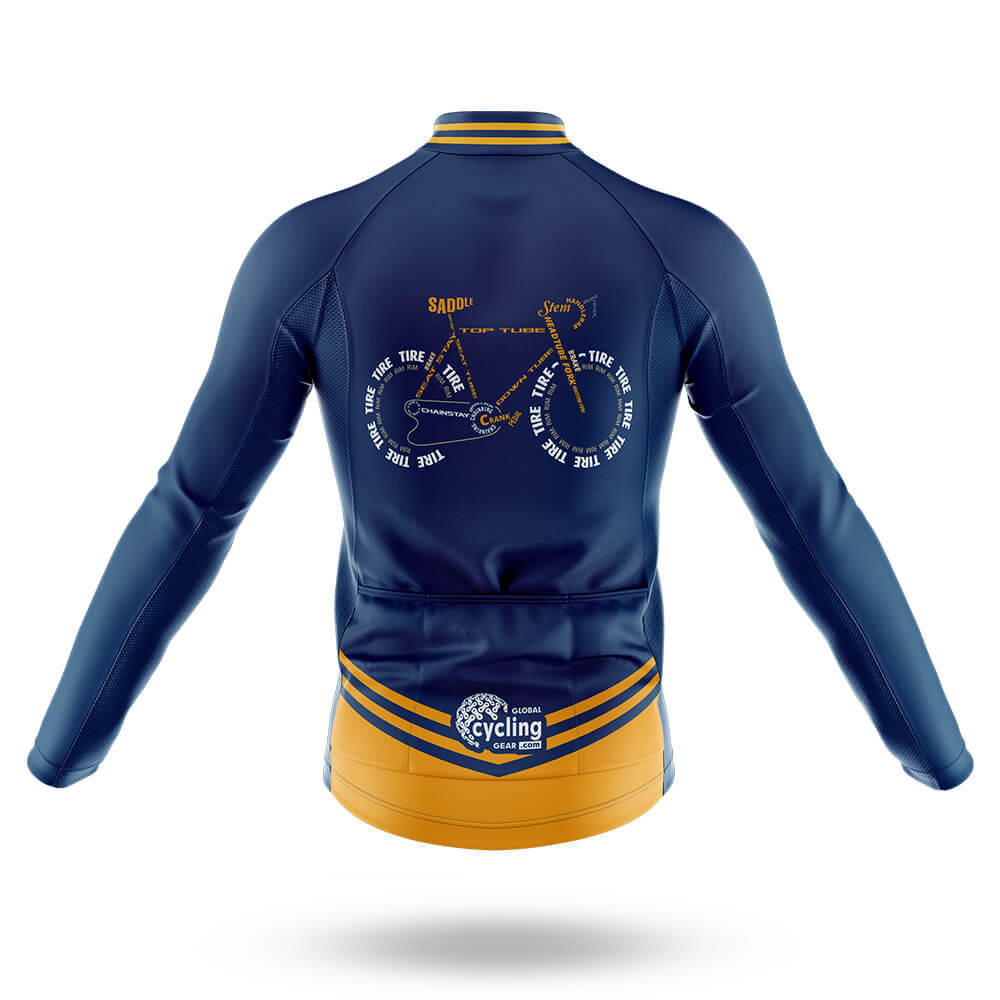 Bicycle Anatomy - Men's Cycling Kit-Full Set-Global Cycling Gear