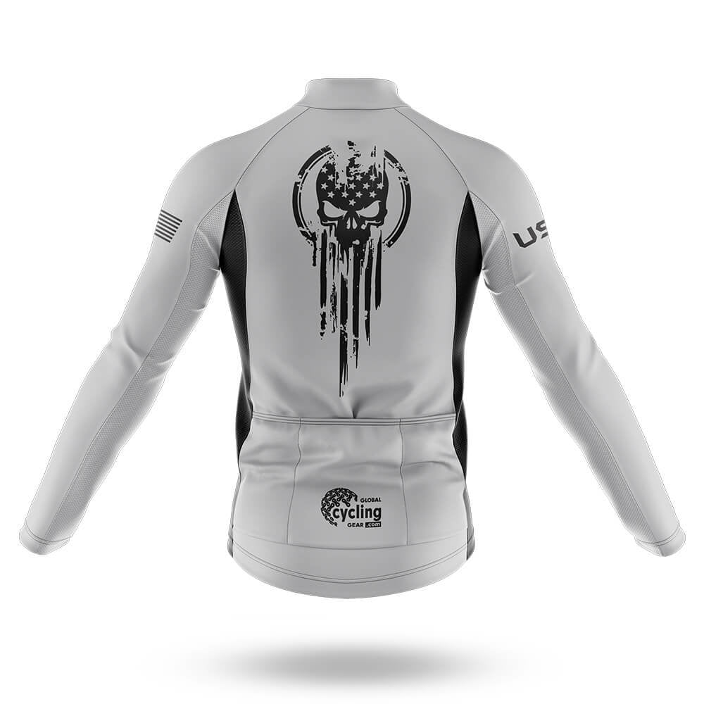 Flag Skull V2 - Men's Cycling Kit-Full Set-Global Cycling Gear