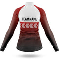 Custom Team Name S4 Red - Women's Cycling Kit-Full Set-Global Cycling Gear