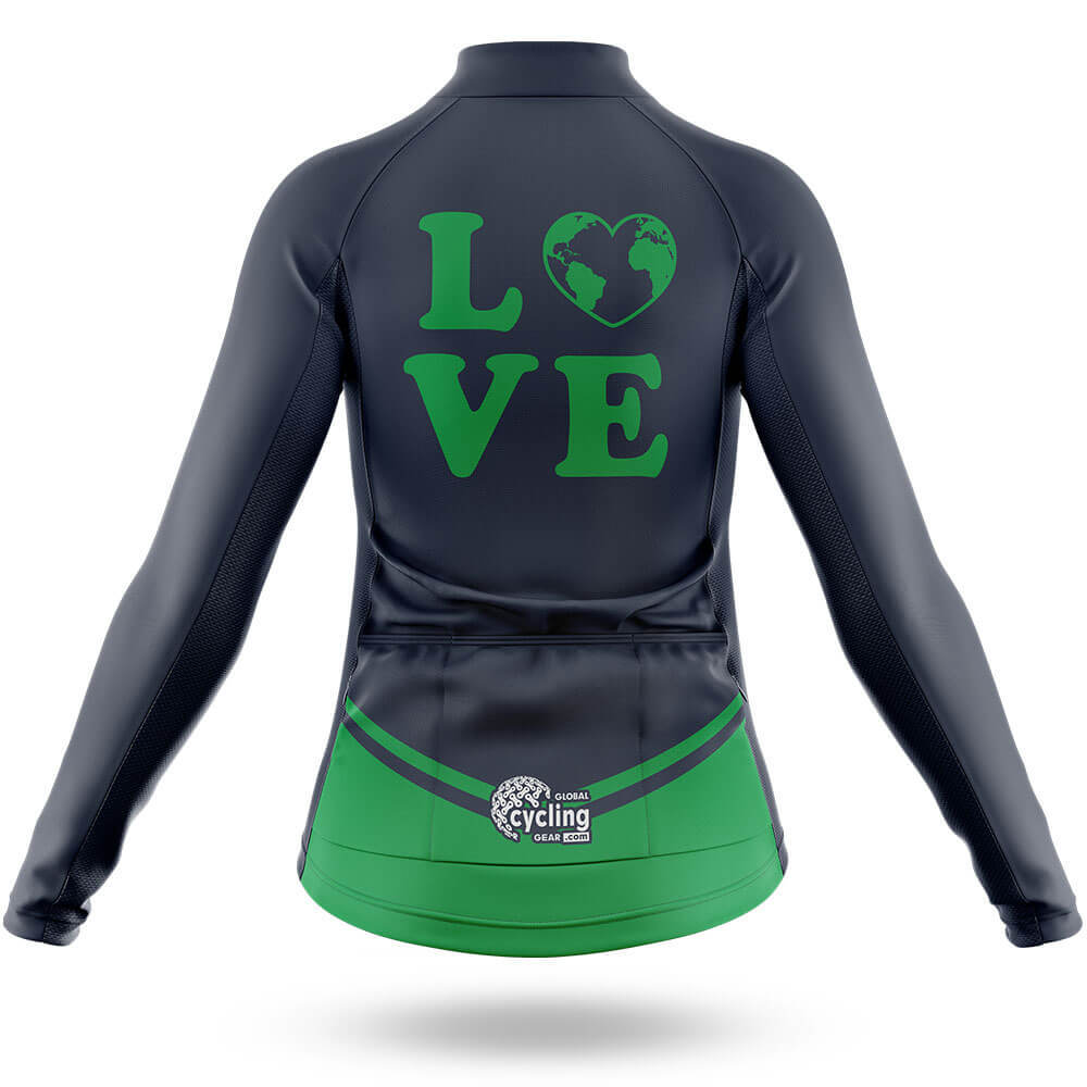 Love This Planet - Women's Cycling Kit-Full Set-Global Cycling Gear