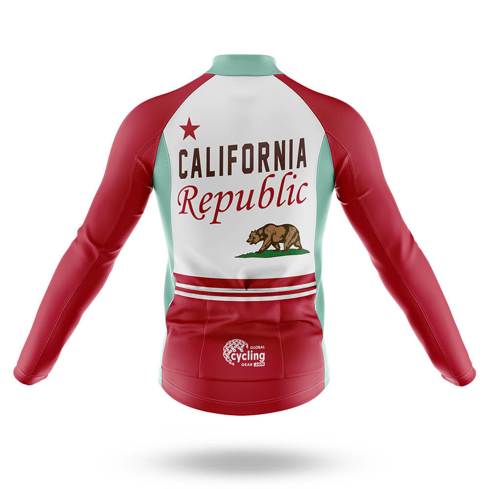 California Republic V7 - Men's Cycling Kit-Full Set-Global Cycling Gear