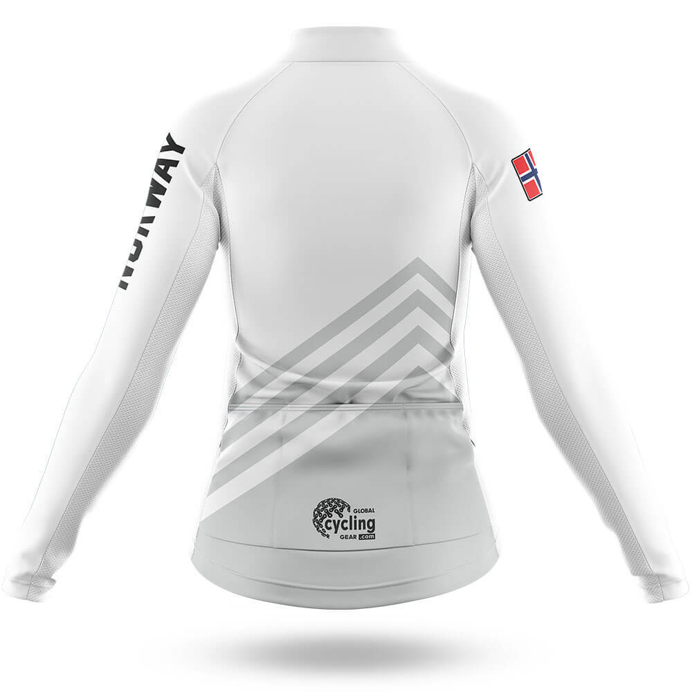 Norway S5 White - Women - Cycling Kit-Full Set-Global Cycling Gear