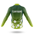 Custom Team Name V19 Green - Men's Cycling Kit-Full Set-Global Cycling Gear