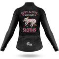 Love Sloths - Women - Cycling Kit-Full Set-Global Cycling Gear