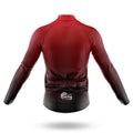 Red Gradient - Men's Cycling Kit-Full Set-Global Cycling Gear