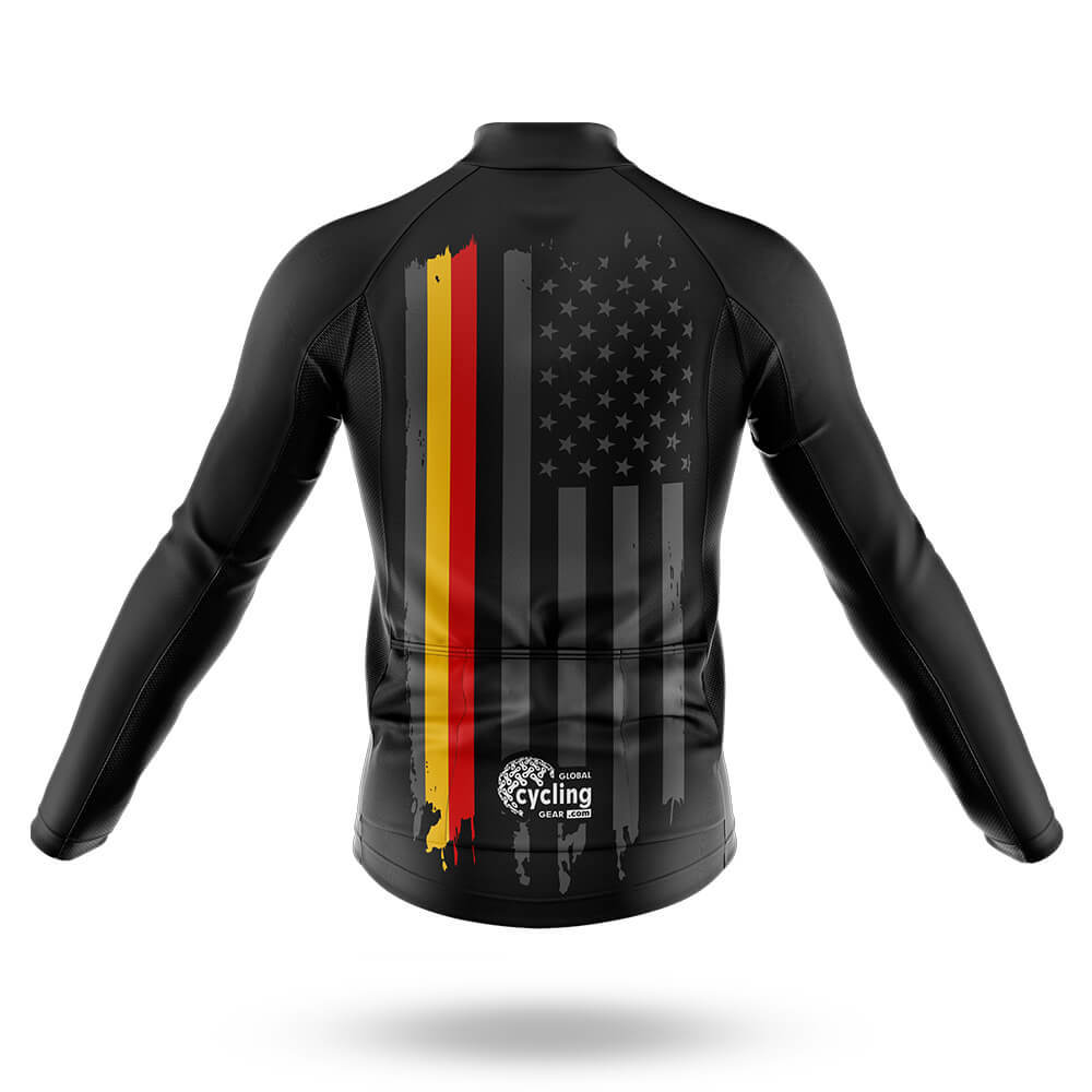 German - American Flag - Men's Cycling Kit-Full Set-Global Cycling Gear