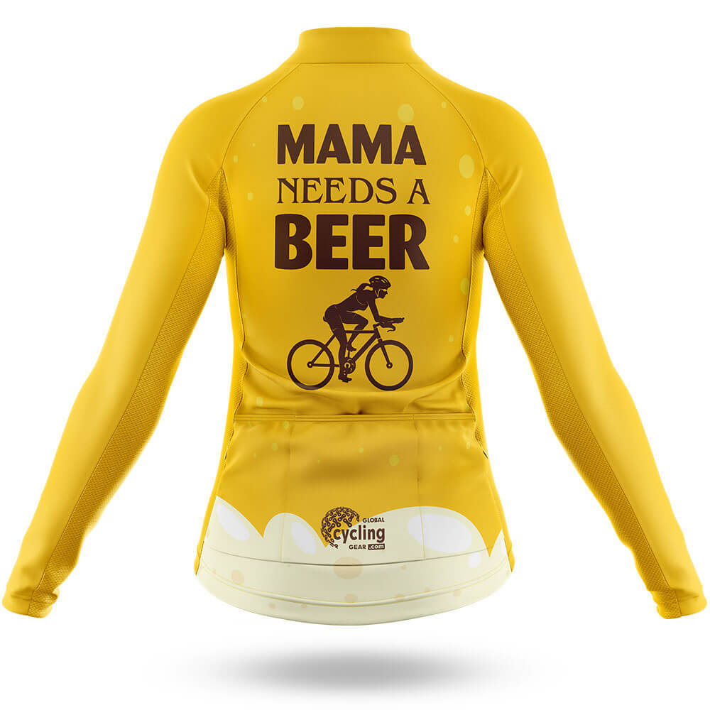 Mama Needs A Beer - Women's Cycling Kit-Full Set-Global Cycling Gear