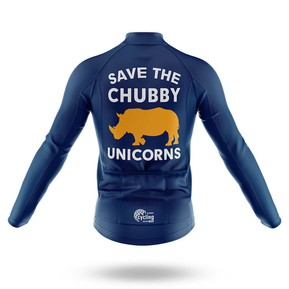 The Chubby Unicorn V6 - Navy - Men's Cycling Kit-Full Set-Global Cycling Gear