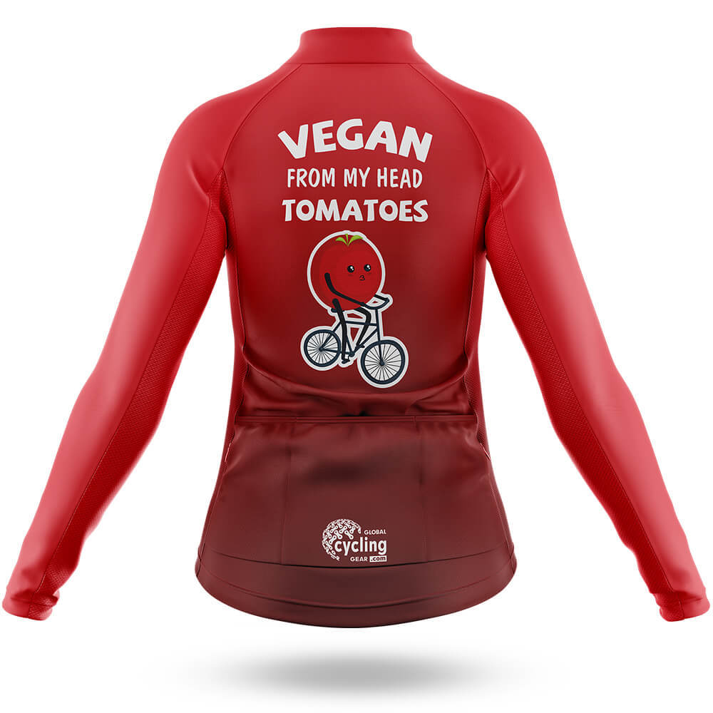 Vegan From My Head - Women's Cycling Kit-Full Set-Global Cycling Gear