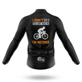 I'm Retired - Black - Men's Cycling Kit-Full Set-Global Cycling Gear