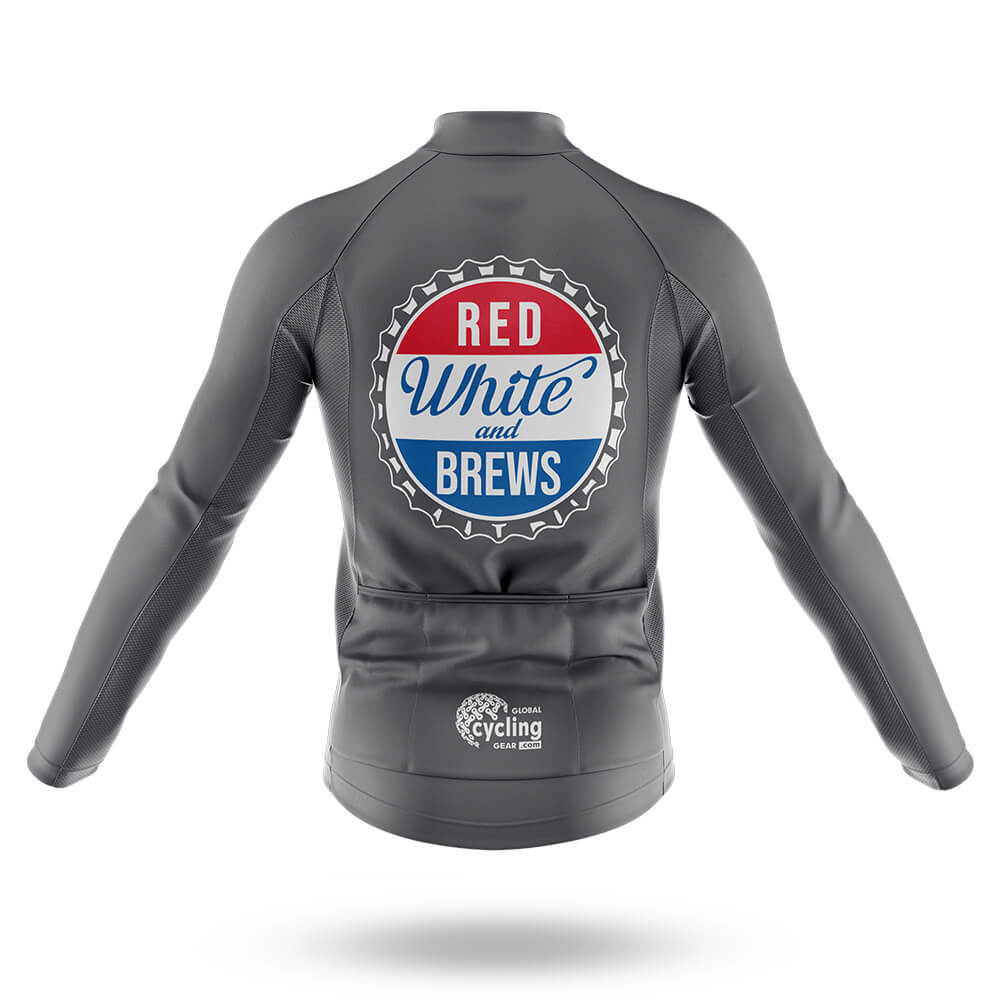 Red White and Brew - Men's Cycling Kit-Full Set-Global Cycling Gear