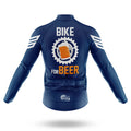 Bike For Beer V3 - Navy - Men's Cycling Kit-Full Set-Global Cycling Gear