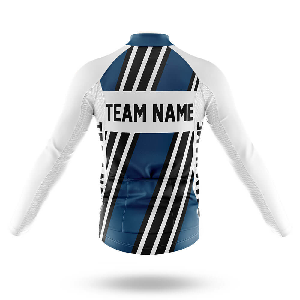 Custom Team Name M5 Navy - Men's Cycling Kit-Full Set-Global Cycling Gear
