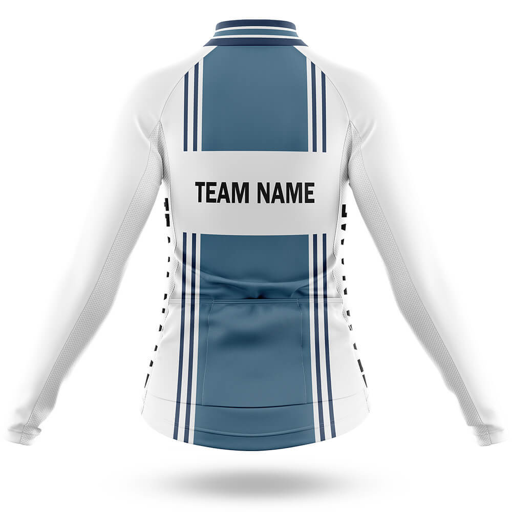 Custom Team Name M4 Blue - Women's Cycling Kit-Full Set-Global Cycling Gear