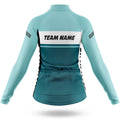 Custom Team Name M1 Blue - Women's Cycling Kit-Full Set-Global Cycling Gear