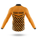 Custom Team Name M3 Orange - Men's Cycling Kit-Full Set-Global Cycling Gear