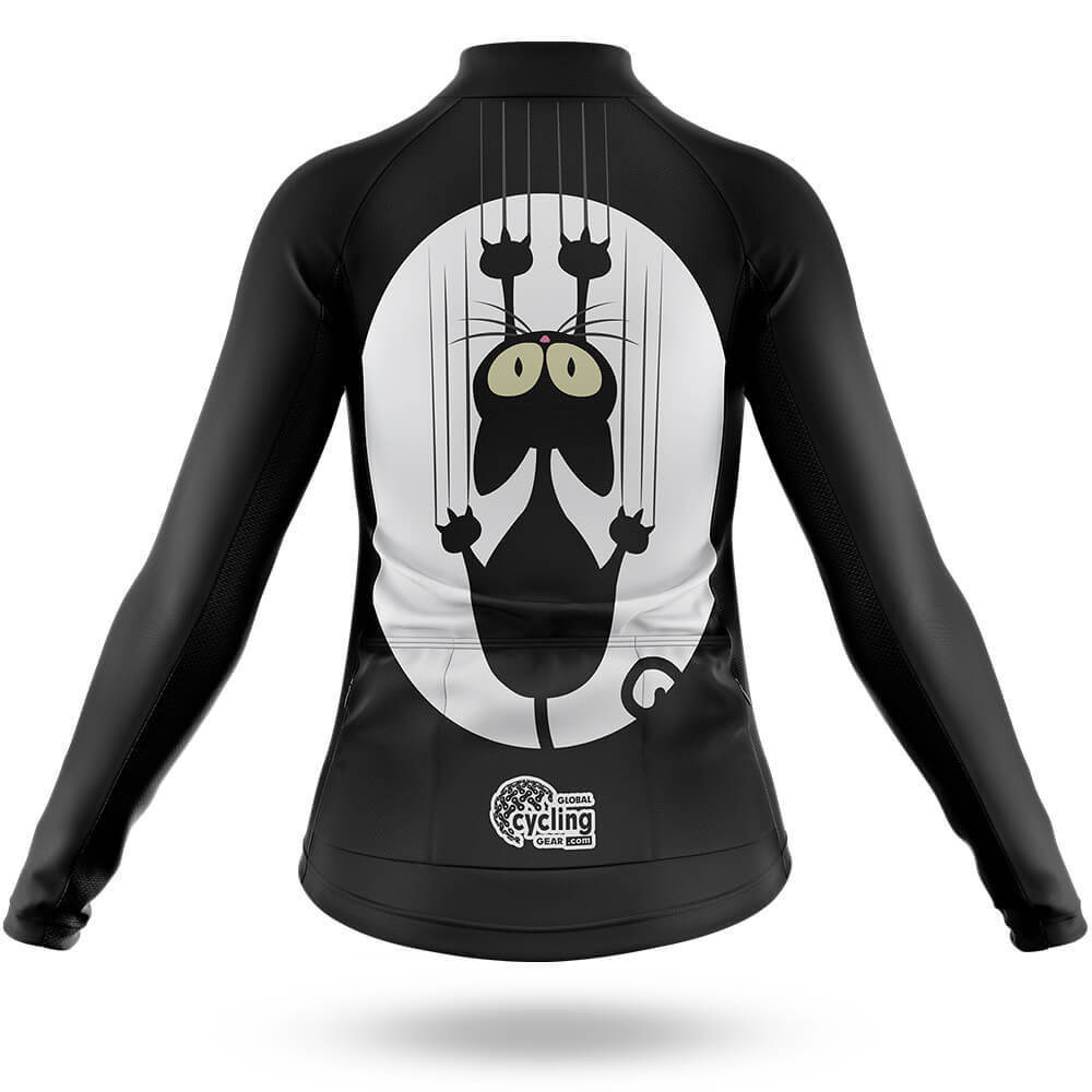 Black Cat Clawing - Women's Cycling Kit - Global Cycling Gear