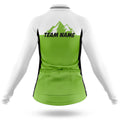 Custom Team Name V3 Green - Women's Cycling Kit-Full Set-Global Cycling Gear