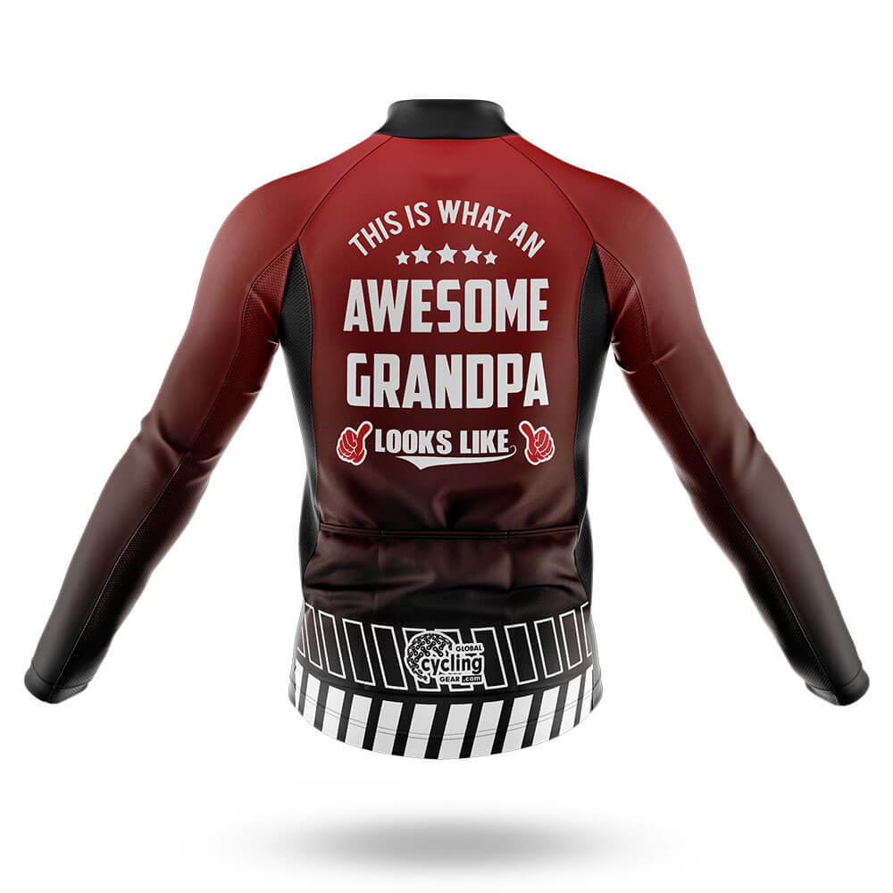 Awesome Grandpa V7 - Men's Cycling Kit-Full Set-Global Cycling Gear