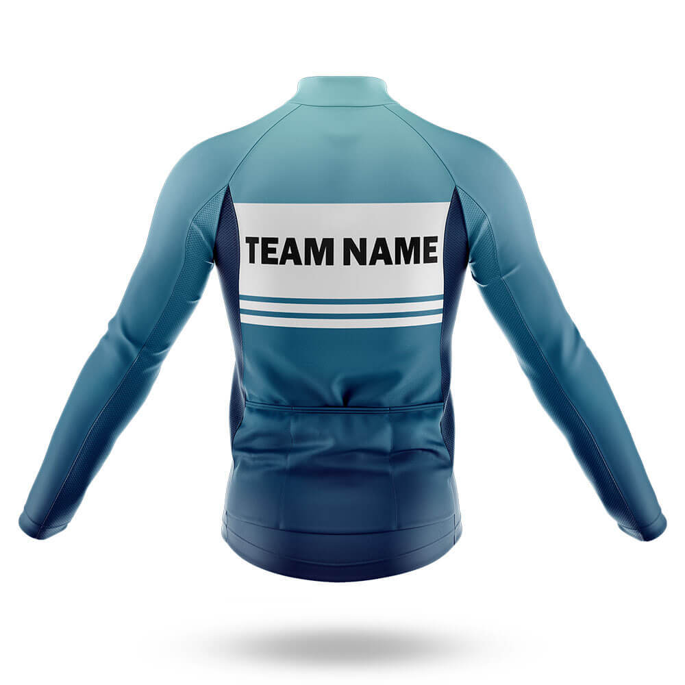 Custom Team Name S2 Blue - Men's Cycling Kit-Full Set-Global Cycling Gear