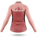 Custom Team Name V3 Pink - Women's Cycling Kit-Full Set-Global Cycling Gear