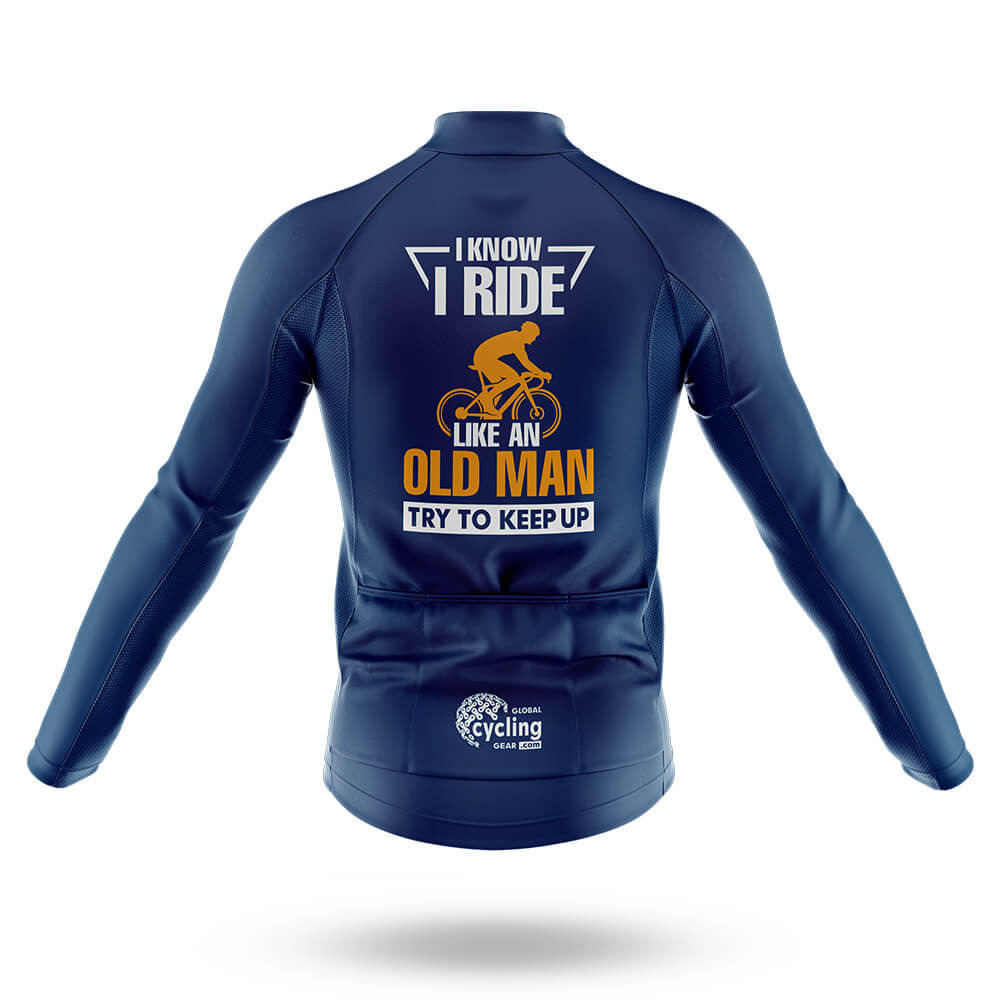 I Ride Like An Old Man V4 - Men's Cycling Kit-Full Set-Global Cycling Gear