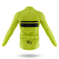 Classic Stripe - Lime Green - Men's Cycling Kit-Full Set-Global Cycling Gear