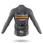 Vlaanderen (Flanders) - Grey - Men's Cycling Kit-Full Set-Global Cycling Gear